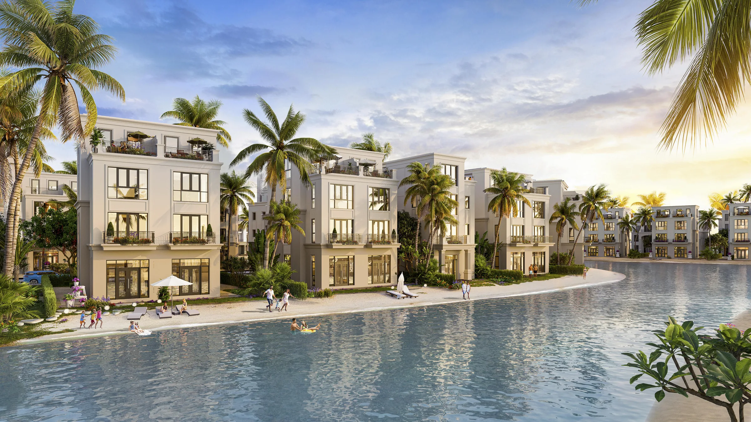 Biệt thự ven hồ cát trắng Khu Hoàng Gia, Vinhomes Vũ Yên, Hải Phòng