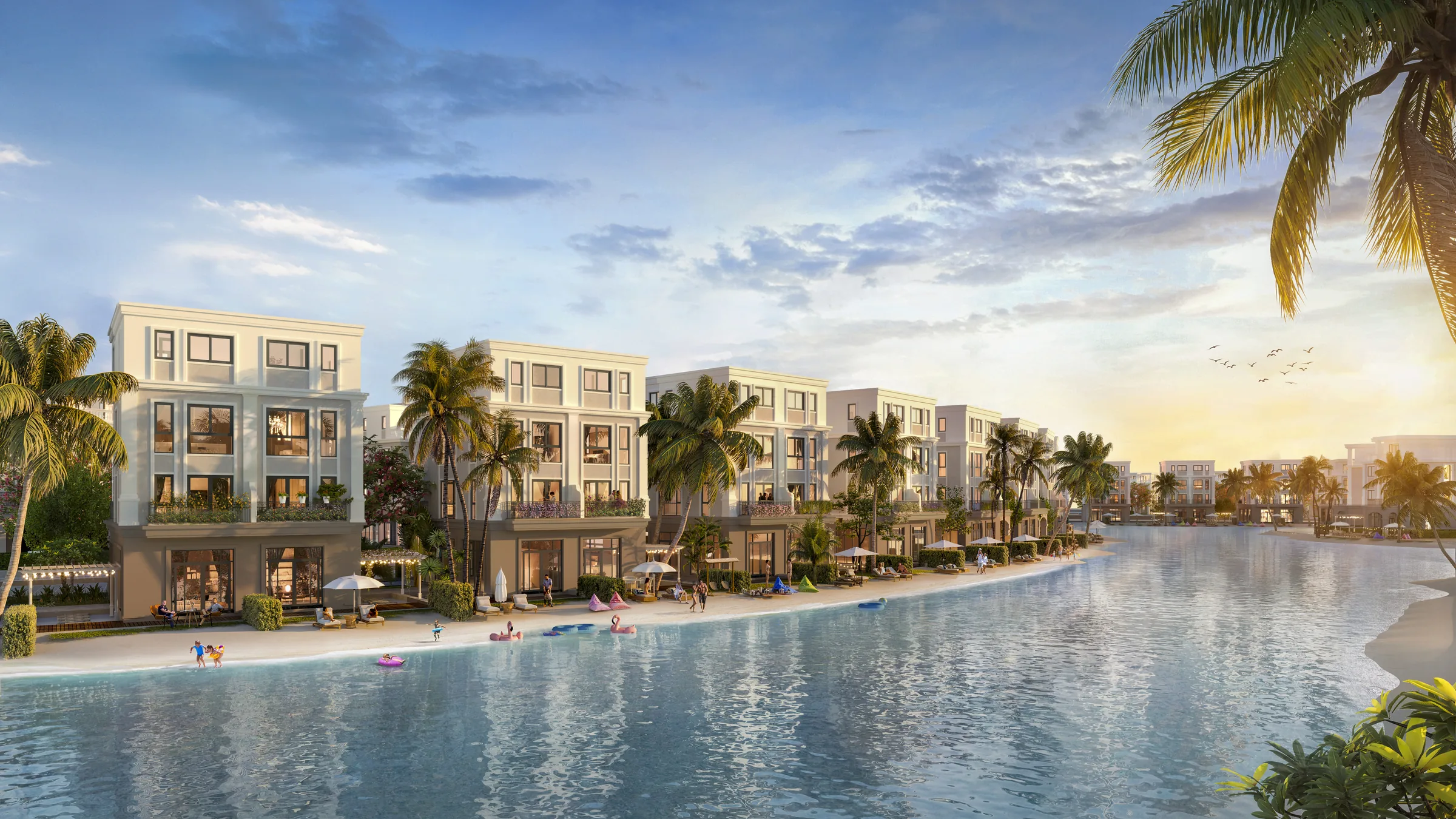 Biệt thự ven hồ, bãi cát trắng Khu Kinh Đô, Vinhomes Vũ Yên, Hải Phòng