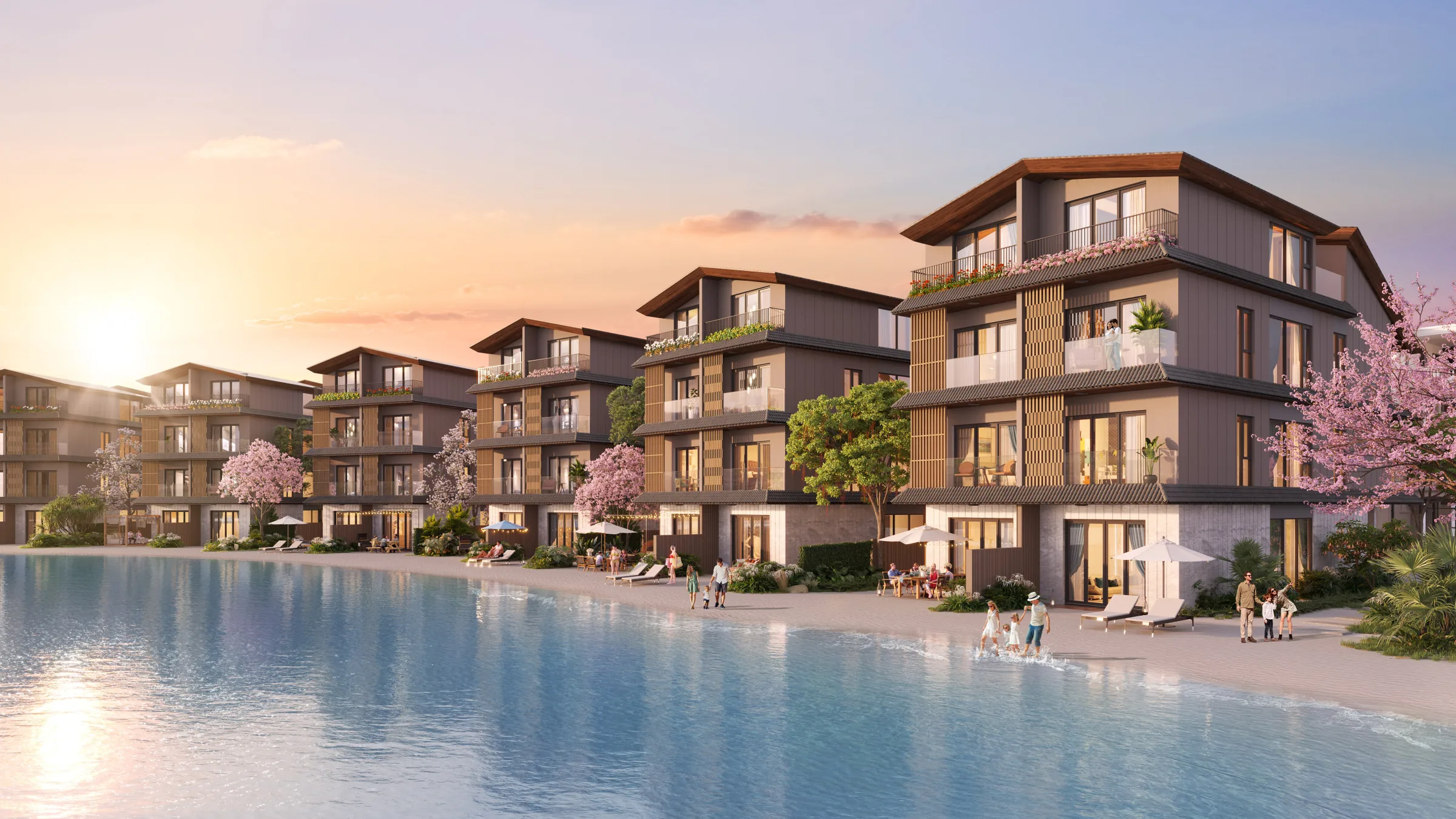 Biệt thự ven hồ Khu Miyabi, Vinhomes Vũ Yên, Hải Phòng