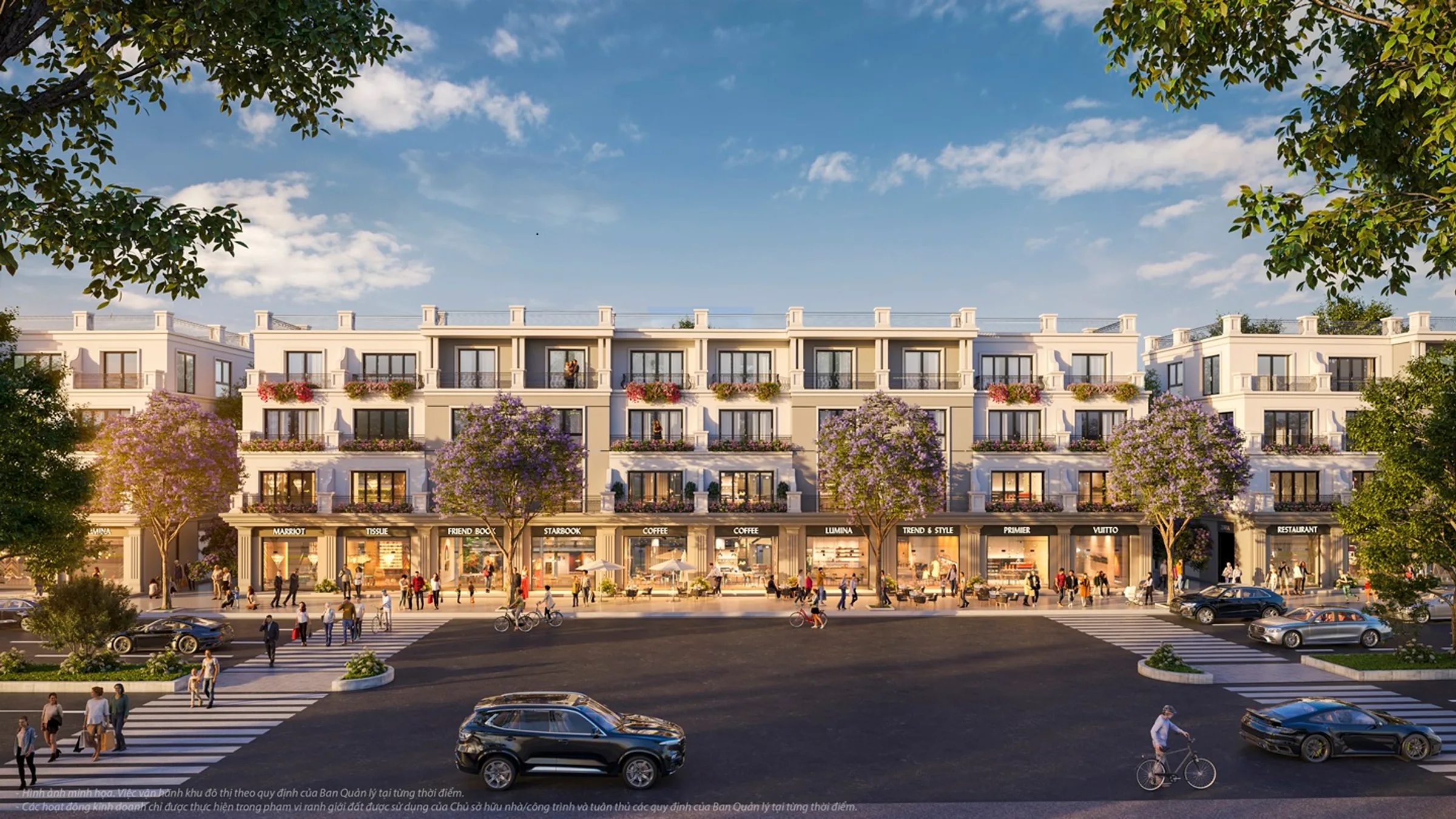Dãy liền kề, shophouse Khu Golf Land, Vinhomes Vũ Yên, Hải Phòng