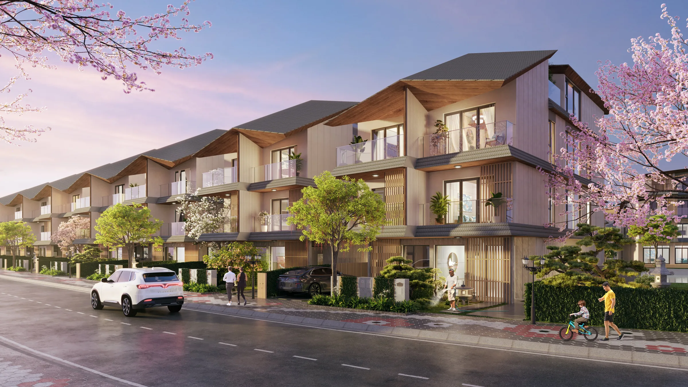 Dãy nhà phố Khu Miyabi, Vinhomes Vũ Yên, Hải Phòng