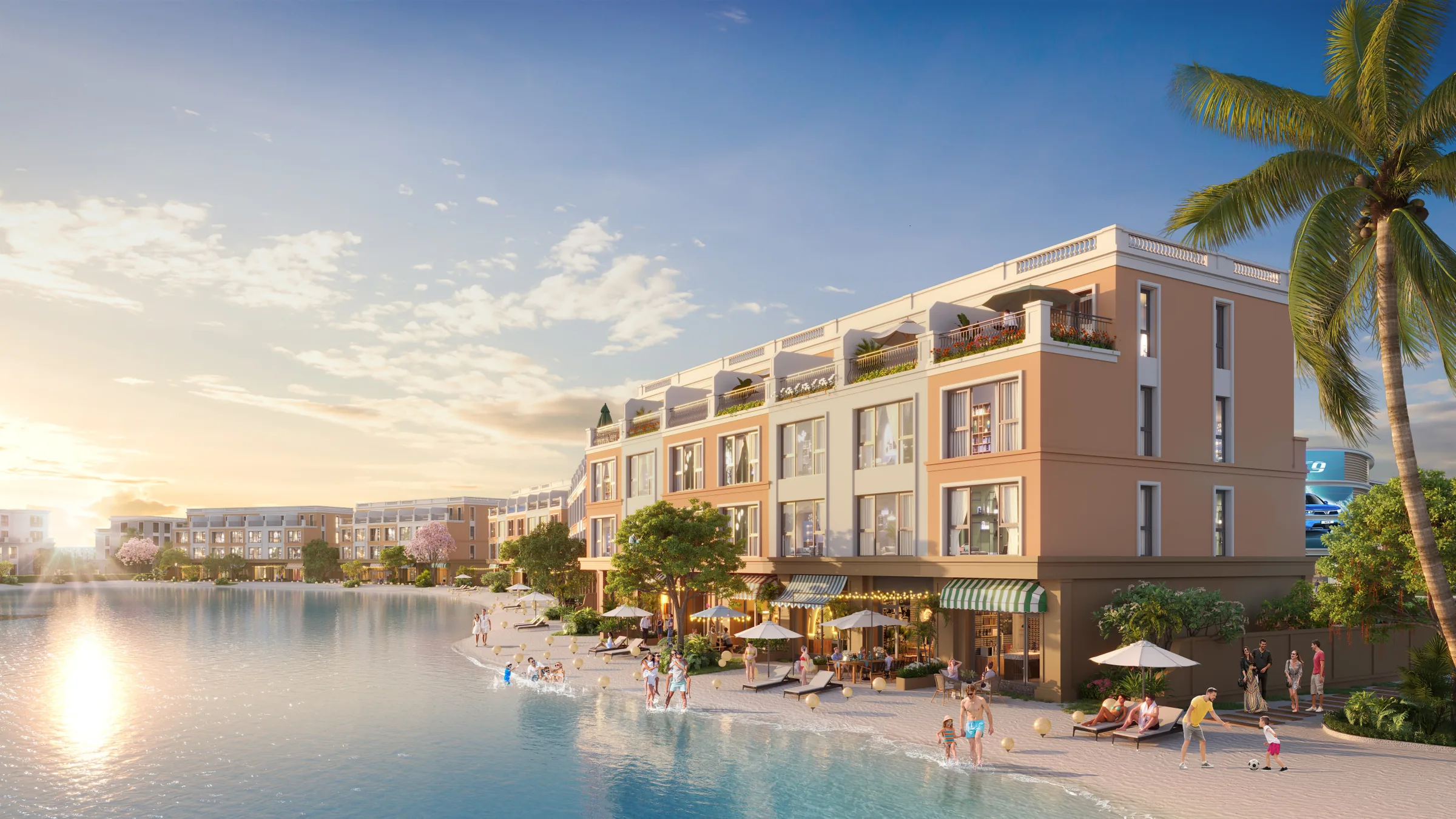 Liền kề lúc hoàng hôn Khu Đảo Vua, Vinhomes Vũ Yên, Hải Phòng