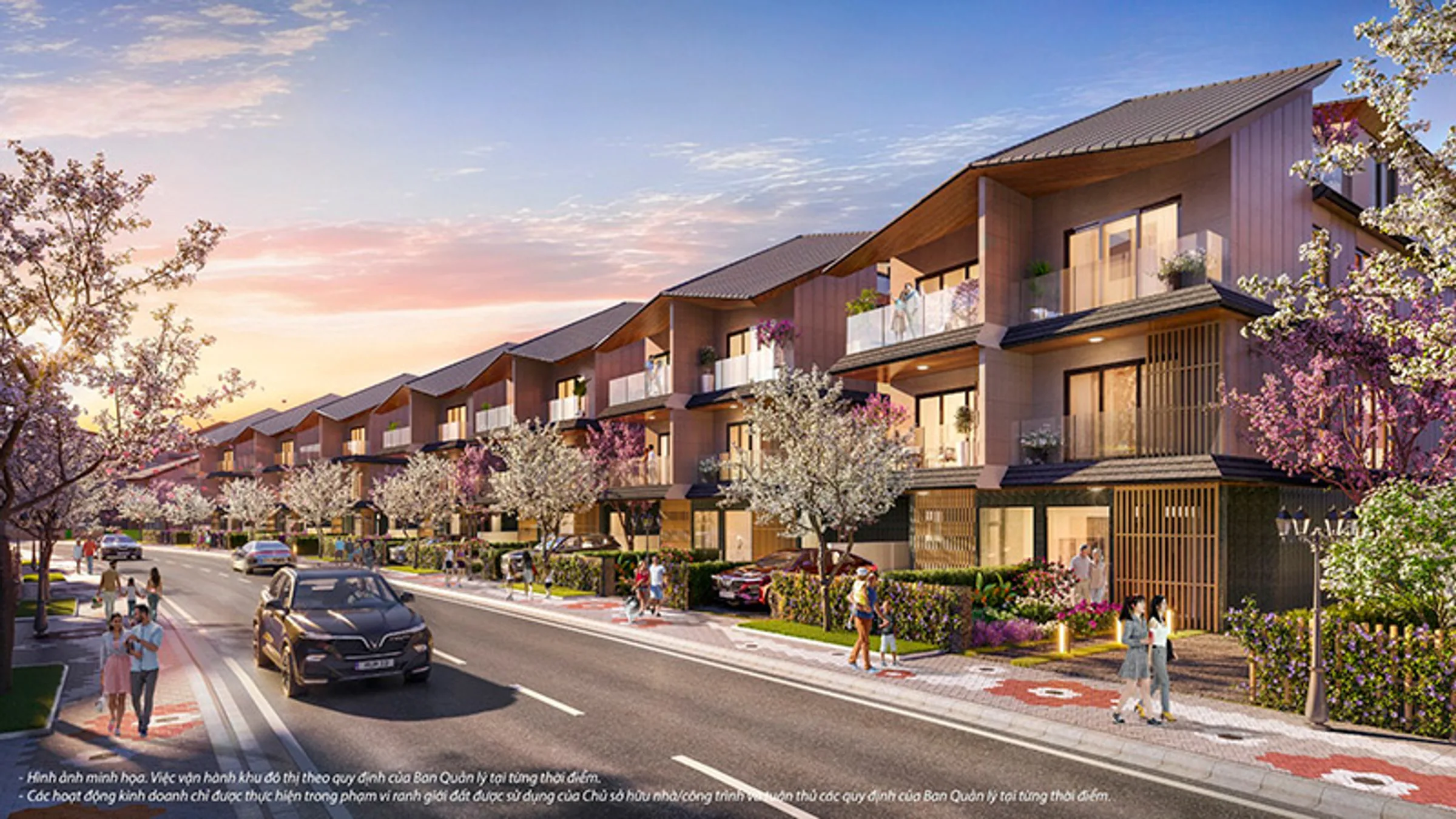 Phố biệt thự phong cách Nhật Bản Khu Miyabi, Vinhomes Vũ Yên, Hải Phòng